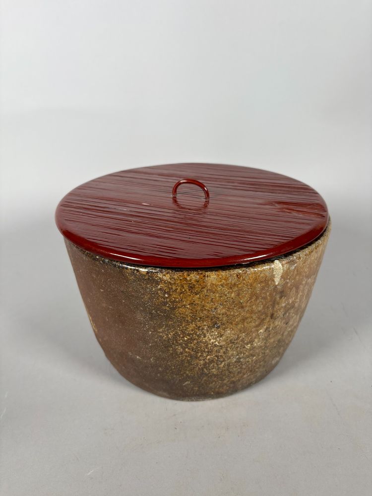 Recipient a eau en grès et laque - Japon - époque d'Edo (1615-1868)