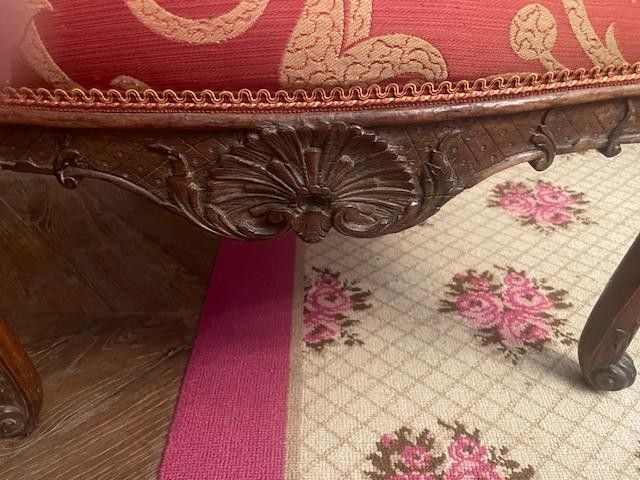 Paire de fauteuils 18 ème d'époque Régence