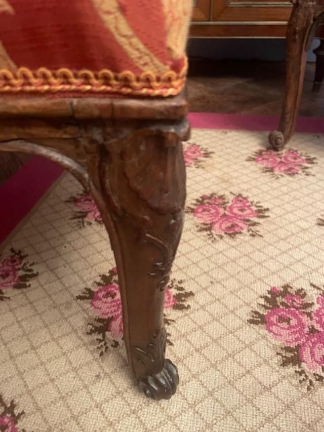 Paire de fauteuils 18 ème d'époque Régence