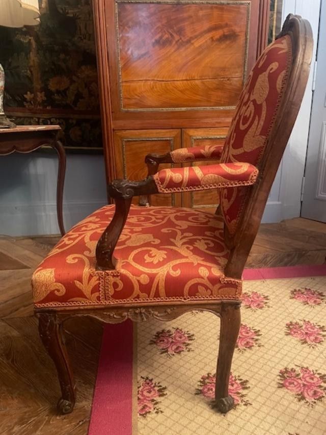 Paire de fauteuils 18 ème d'époque Régence