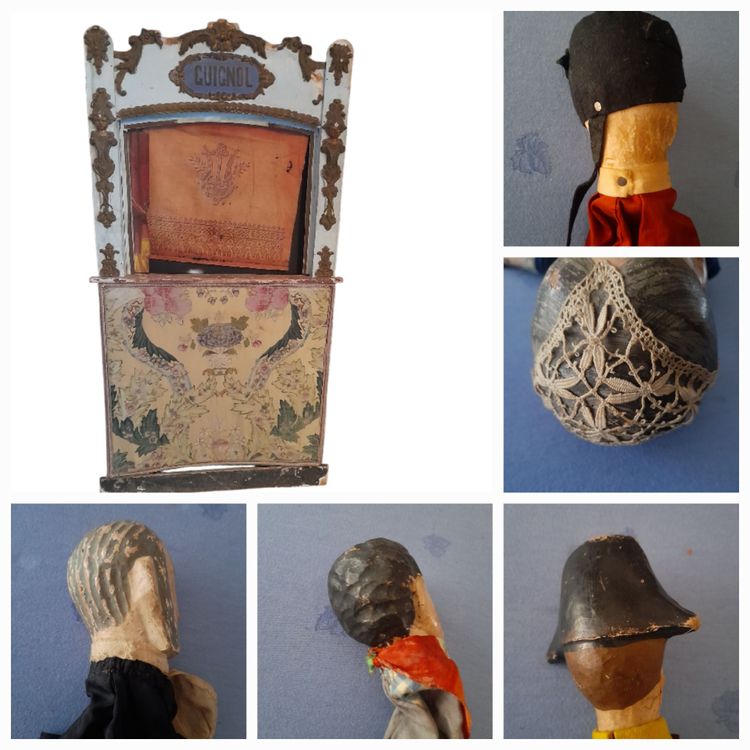 Guignol son théâtre et 6 marionnettes 
