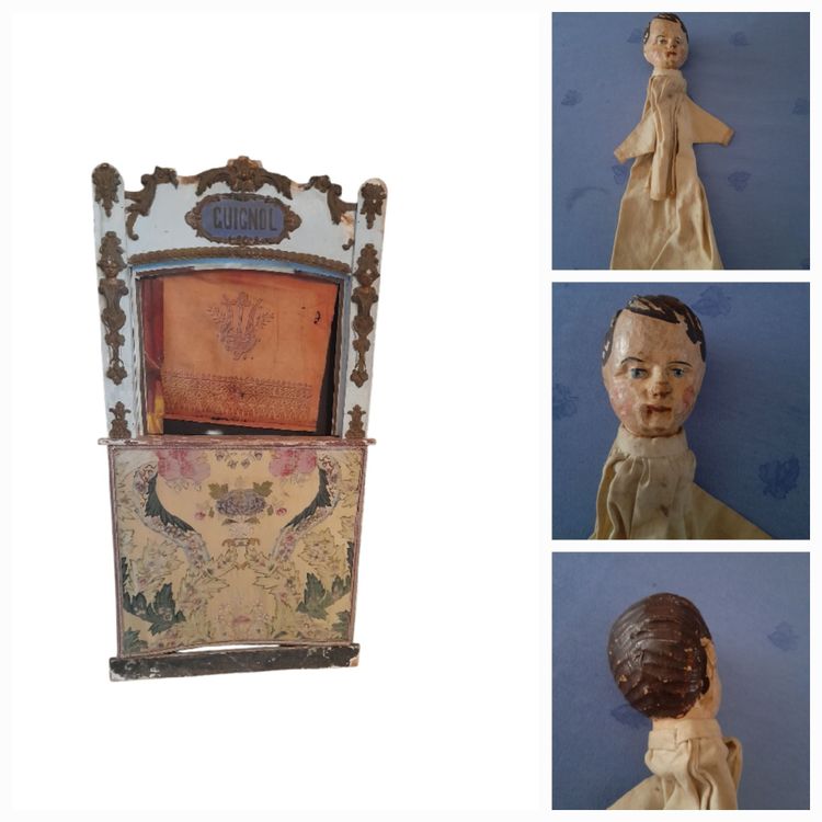 Guignol son théâtre et 6 marionnettes 