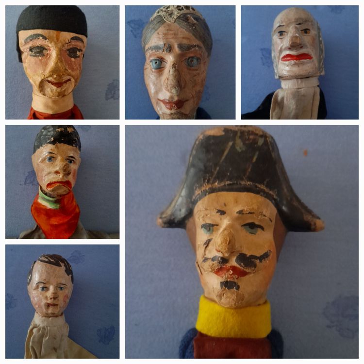 Guignol son théâtre et 6 marionnettes 