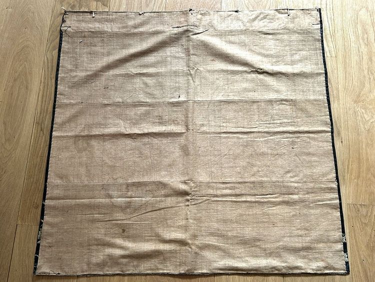 Broderie chinoise tissu soie personnage mandarin enfants Chine XIXè siècle