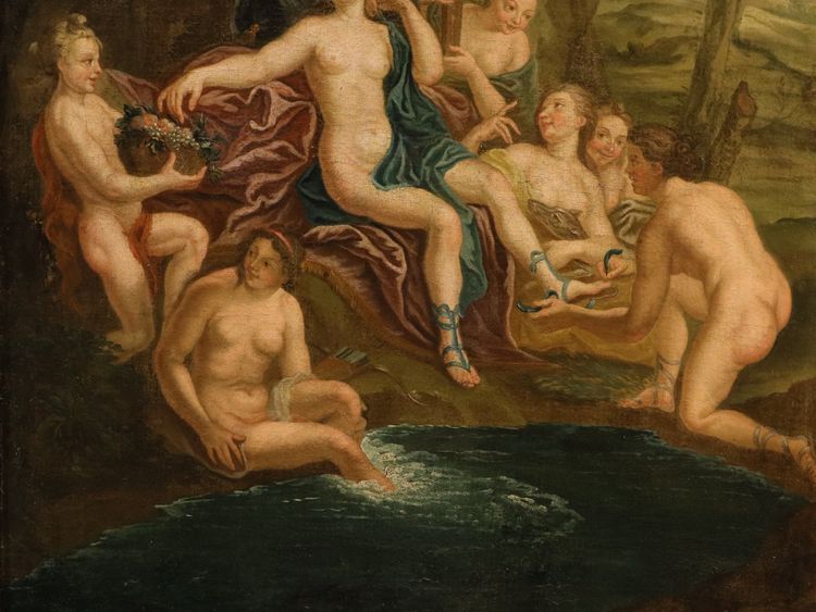 Diane aux bains avec les nymphes, Antoine Coypel (Paris, 1661 - 1722) cercle