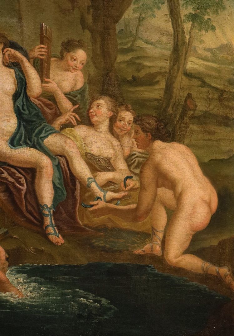 Diane aux bains avec les nymphes, Antoine Coypel (Paris, 1661 - 1722) cercle