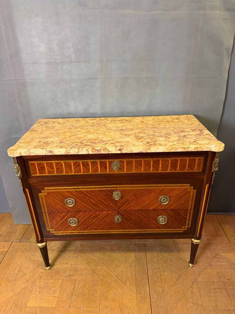 Commode Louis XVI fin XIXème