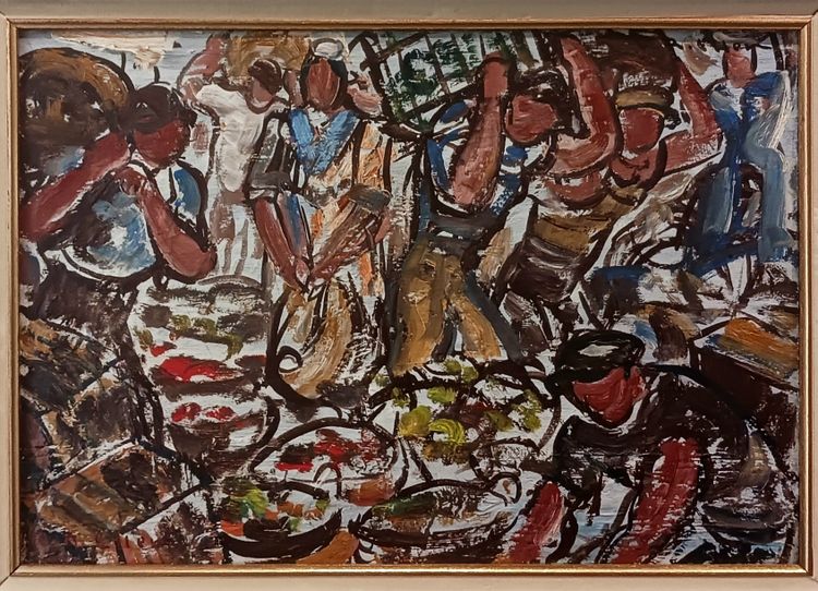 LUCIEN ROUDIER DIT ELLER 1894/1940 -MARSEILLE LE PORT- 