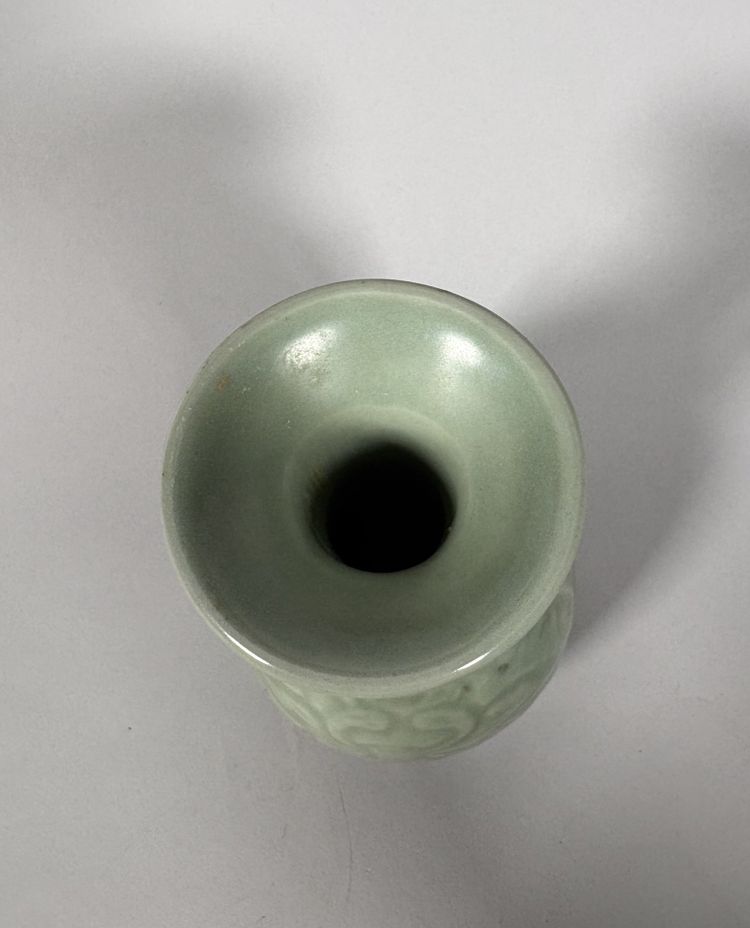 Longquan Celadon Stoneware Vase, Yuan-Ming Dynasties - China