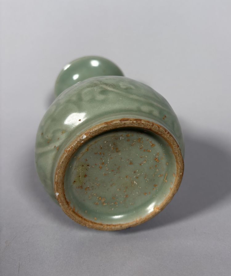 Longquan Celadon Stoneware Vase, Yuan-Ming Dynasties - China