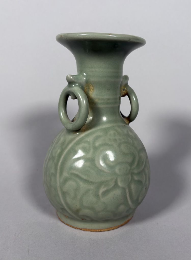 Longquan Celadon Stoneware Vase, Yuan-Ming Dynasties - China