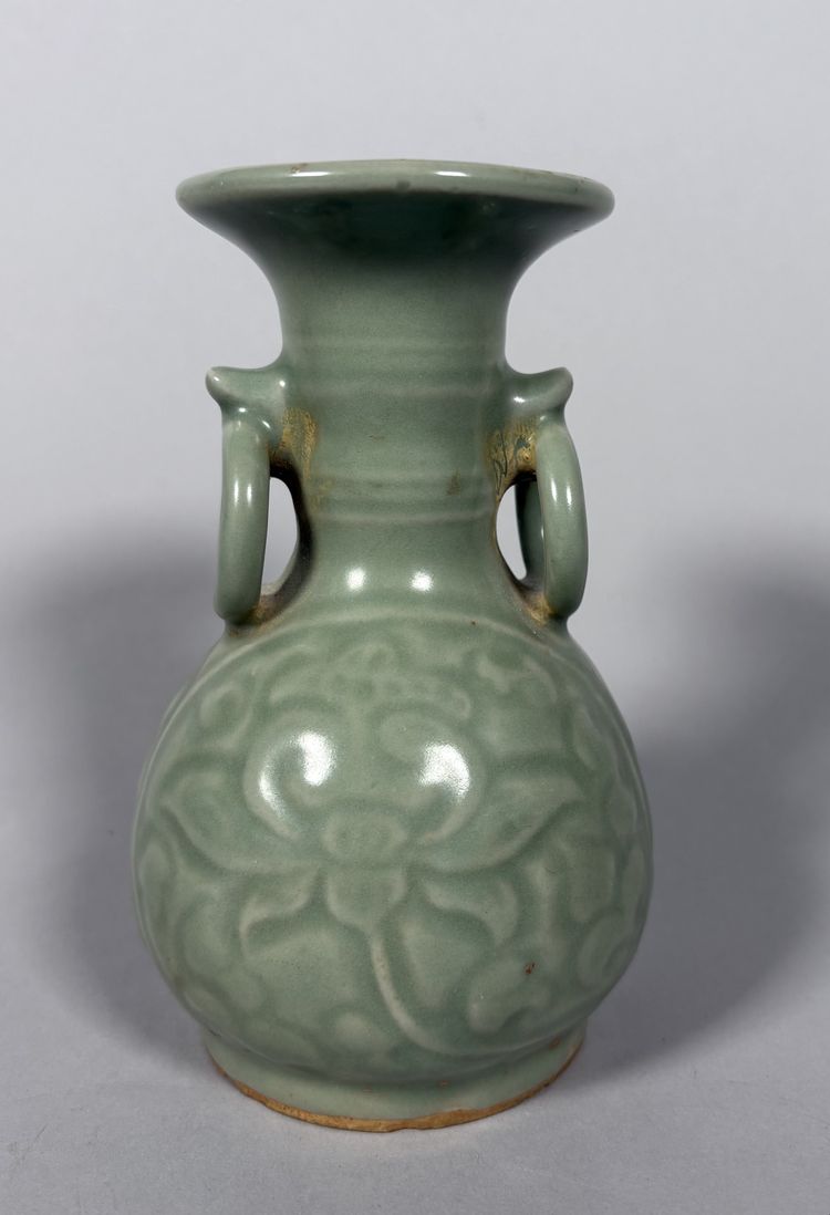 Longquan Celadon Stoneware Vase, Yuan-Ming Dynasties - China