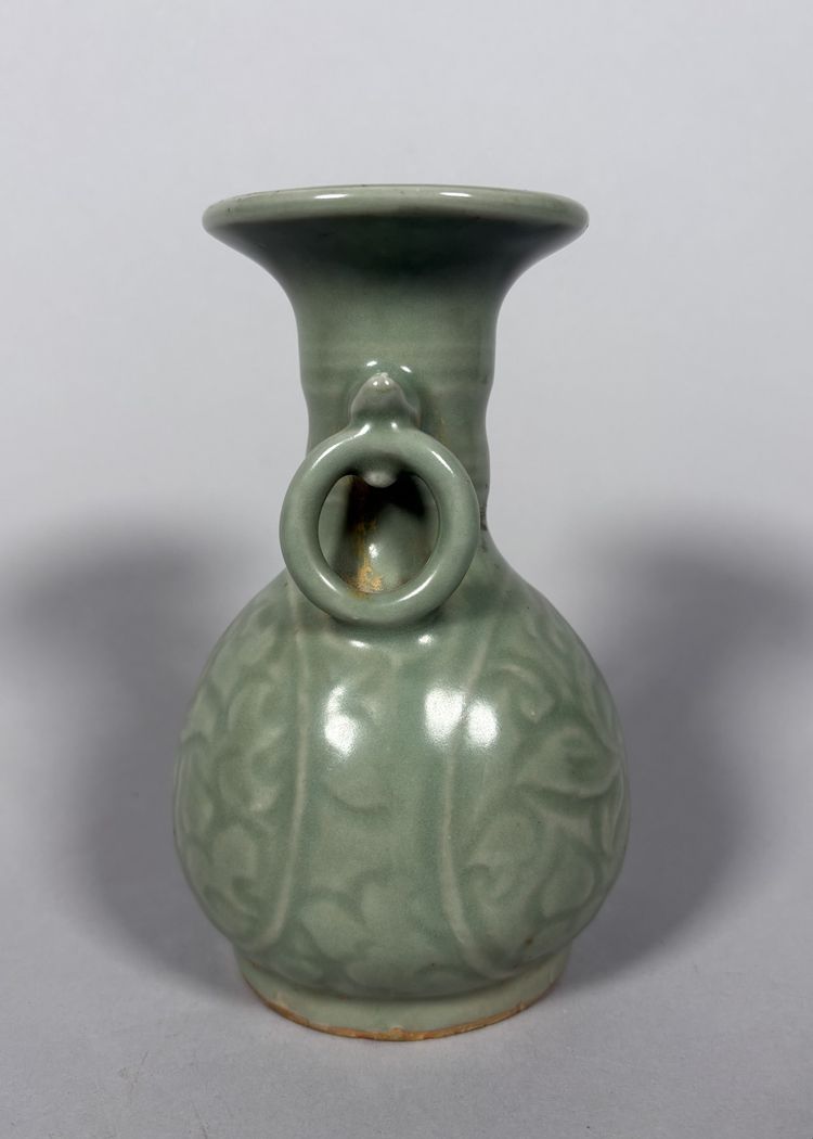 Longquan Celadon Stoneware Vase, Yuan-Ming Dynasties - China