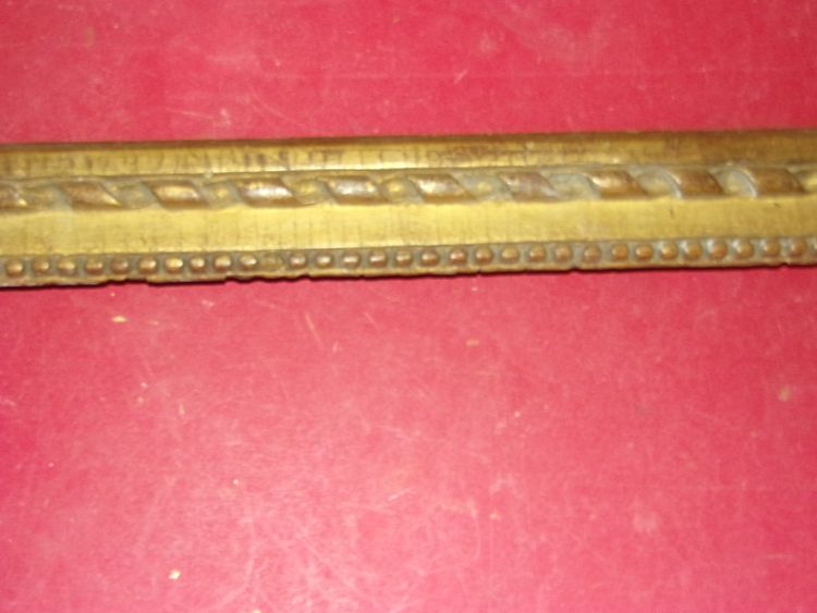 18th-century Louis XVI giltwood frame.
