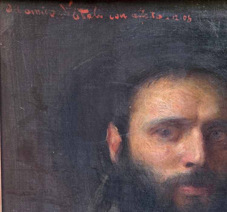 Emilio Rizzi (1881-1952) - Tableau Portrait d'homme, 1908