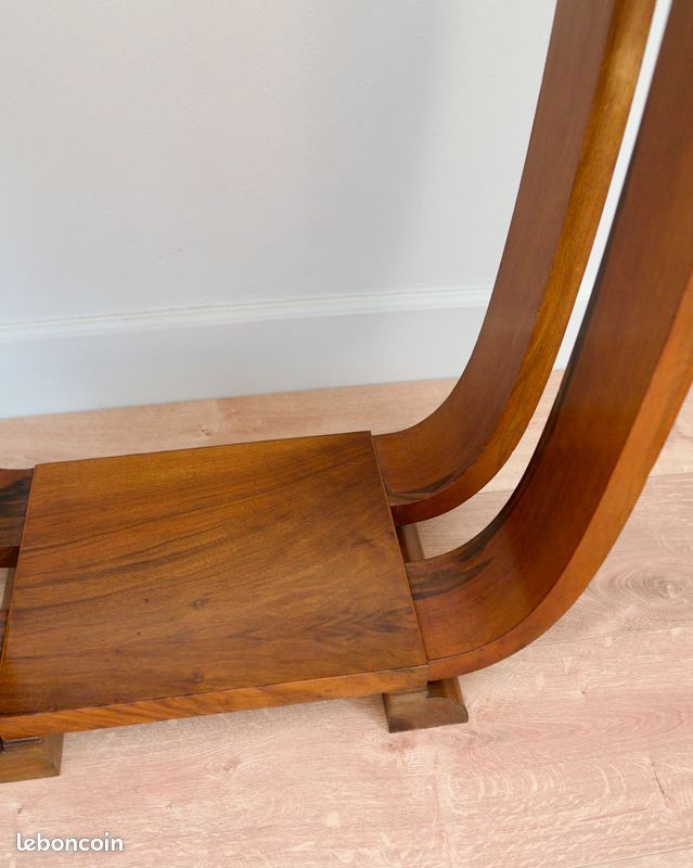 Tavolino Art Déco in legno – Francia, 1930-1950 circa