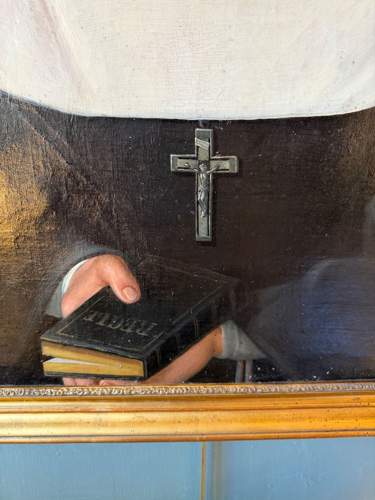 Portrait d'une jeune religieuse XIXème