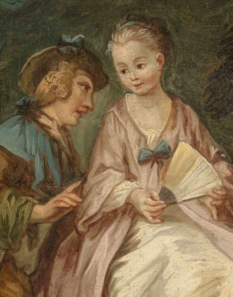 École française du XVIIIᵉ siècle Dans le goût d'Antoine Watteau 