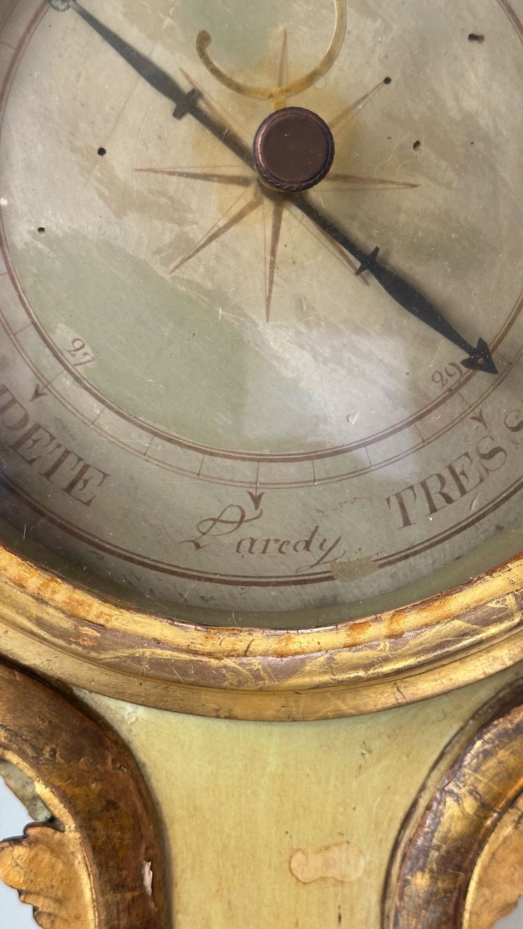 Barometer-Thermometer aus der Übergangszeit 