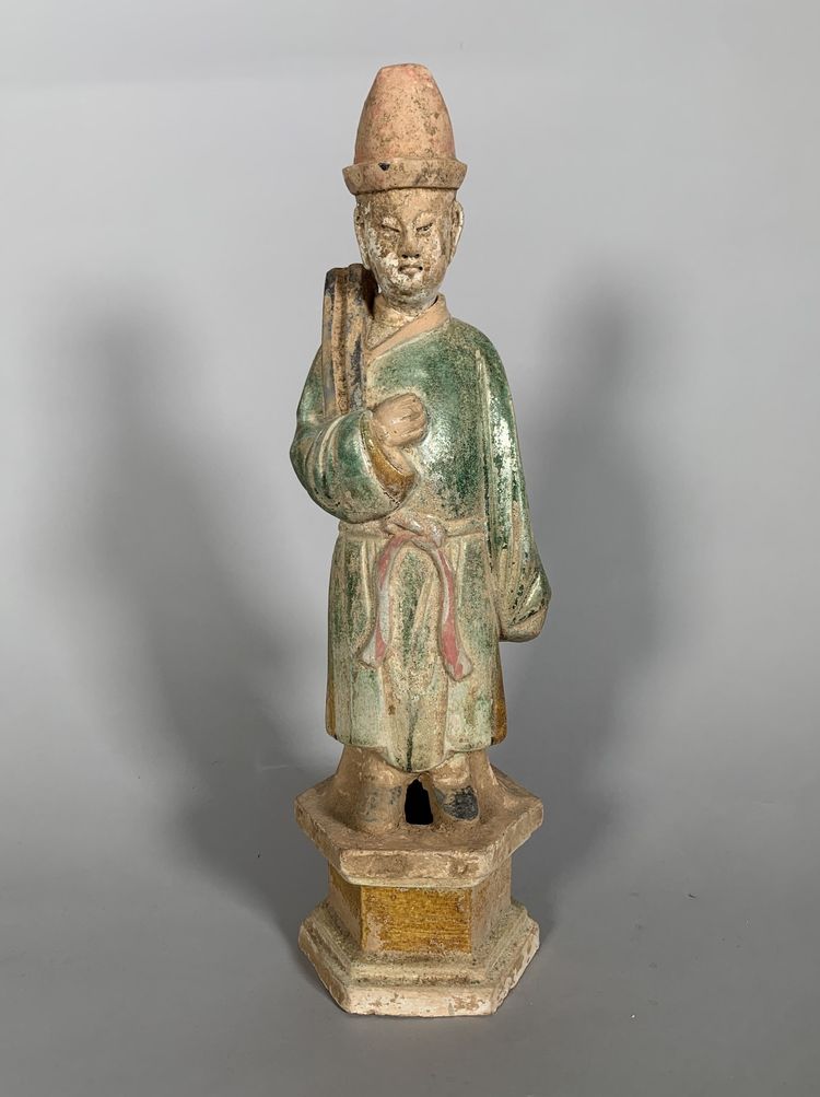Sculpture d'un  Mingqi Dynastie Ming (1368-1644) Chine Sancai