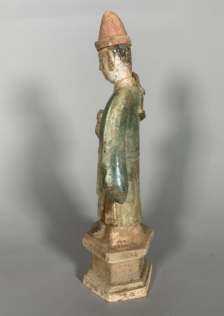 Sculpture d'un  Mingqi Dynastie Ming (1368-1644) Chine Sancai