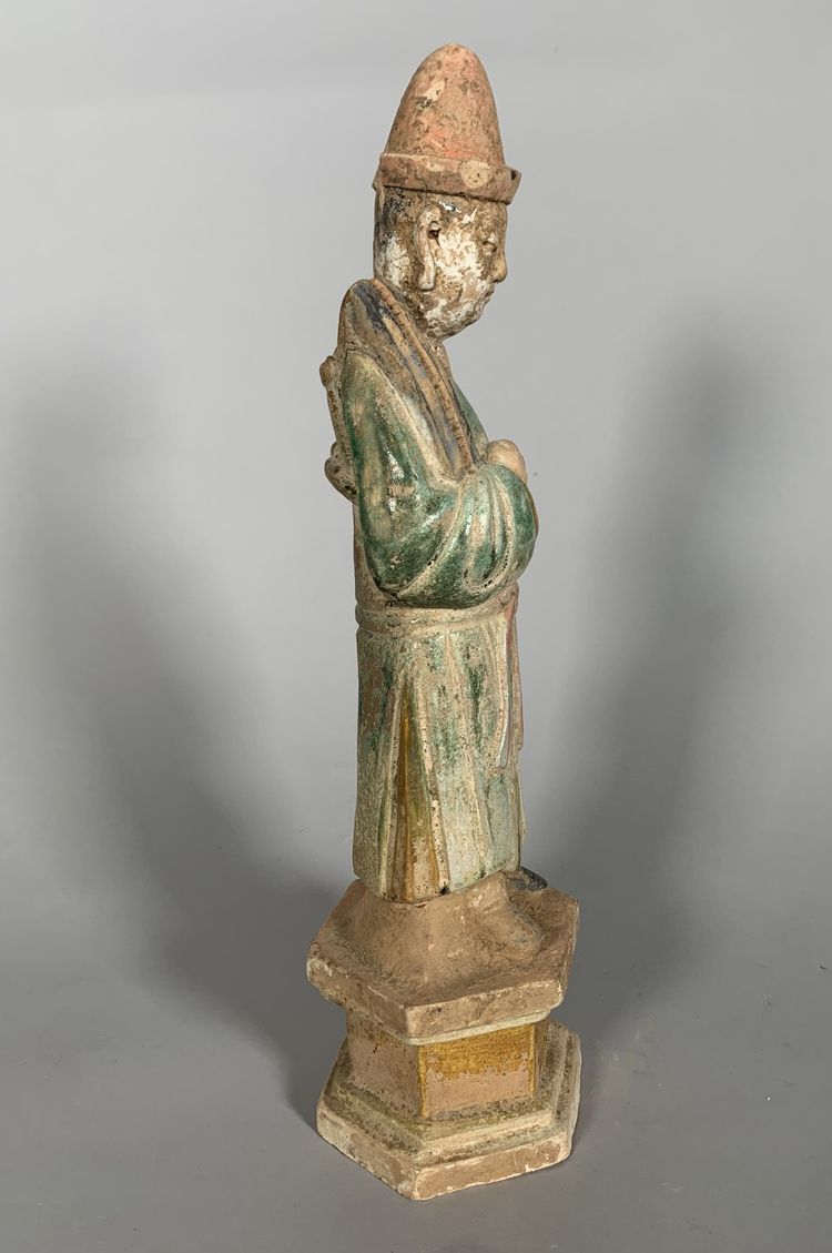 Sculpture d'un  Mingqi Dynastie Ming (1368-1644) Chine Sancai