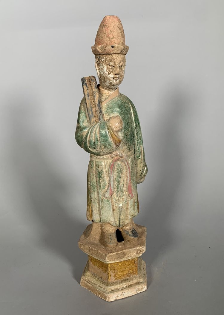 Sculpture d'un  Mingqi Dynastie Ming (1368-1644) Chine Sancai