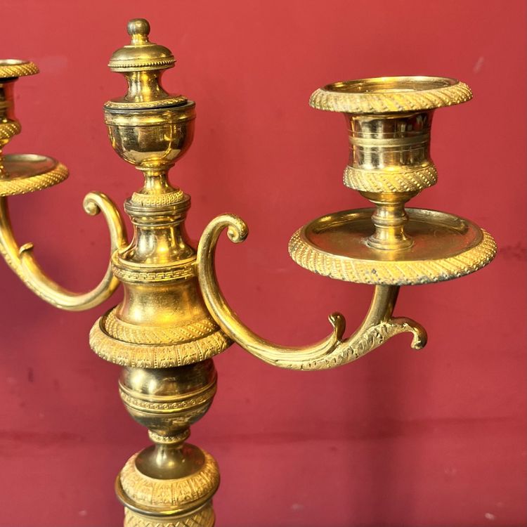 Paire de candélabres, vers 1800
