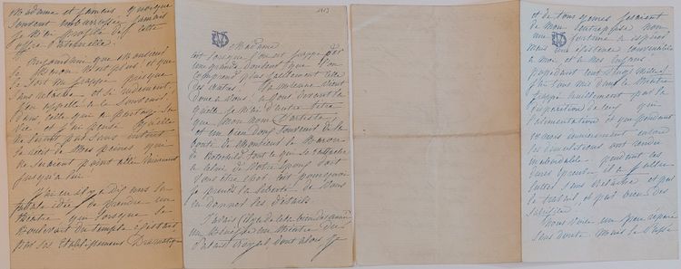[James de Rothschild] - Virginie DEJAZET -  [Paris 1798 - Belleville 1875] - Lettre autographe