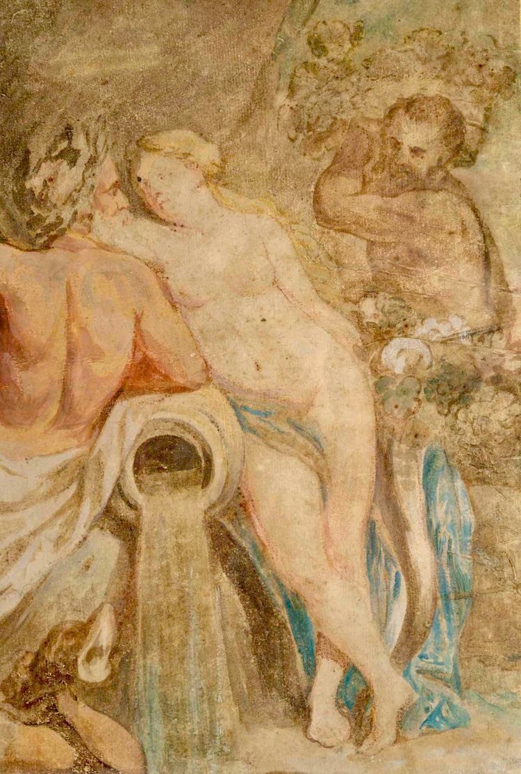 Nettuno, dio delle acque correnti e delle sorgenti. Secondo Rubens