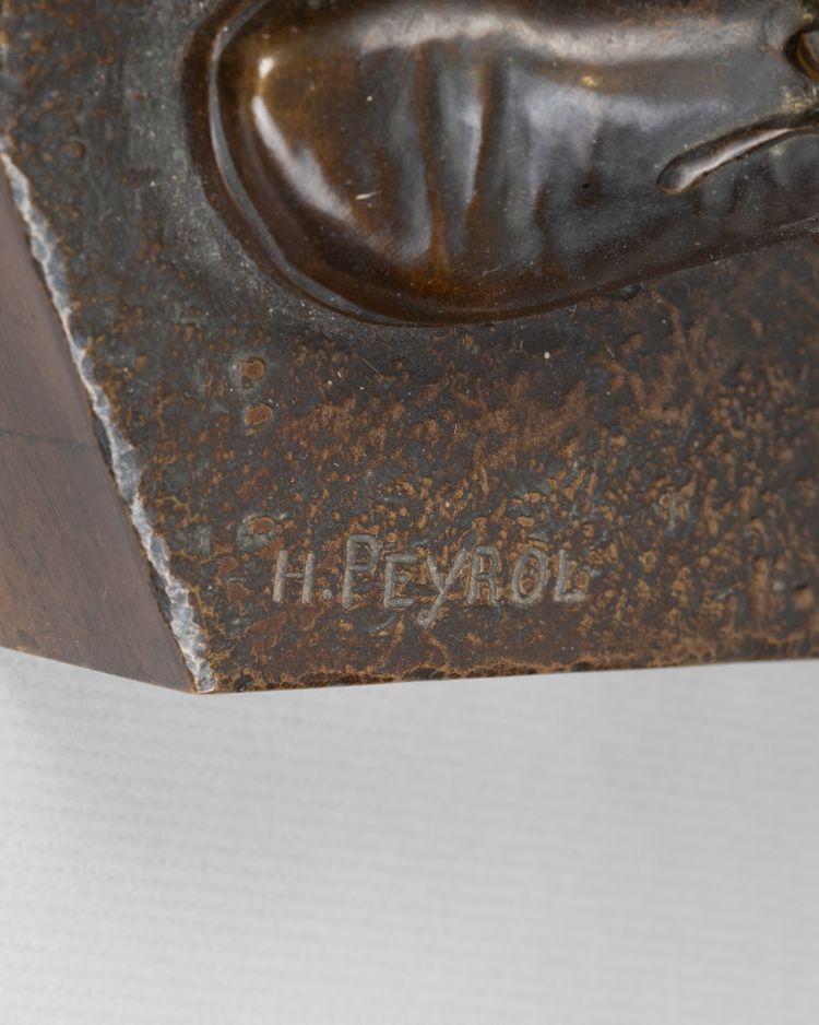 François Auguste Hippolyte Peyrol (1856 - 1929), Viking. Bronze, fin XIXe siècle