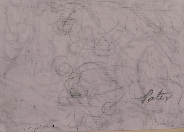 École FRANÇAISE du XVIIIème siècle, Scène interlope, dessin ancien