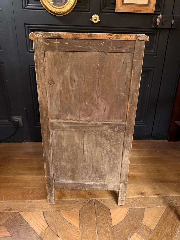 Kleiner Sekretär aus bemaltem Holz im Stil Ludwigs XVI., 19. Jahrhundert