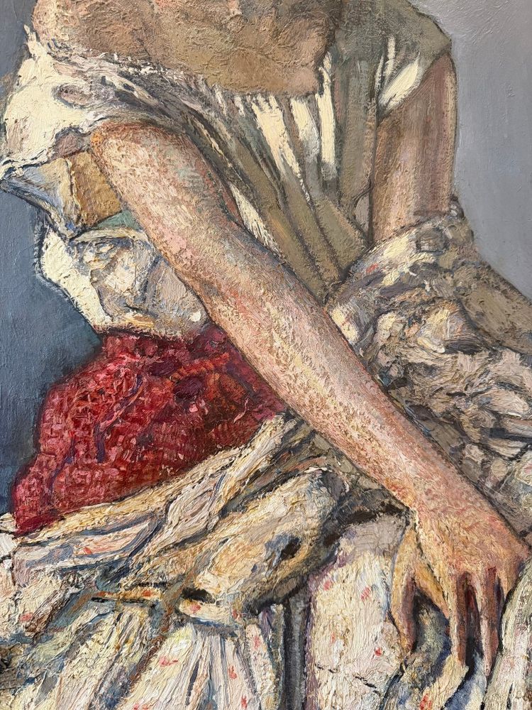 Harry Bloomfield (1883–1941) - Dipinto *La donna dai capelli rossi nello studio*, 1907 circa