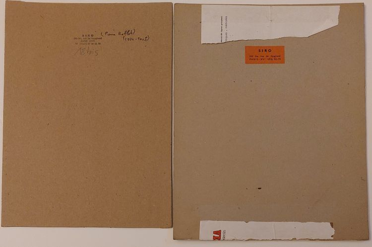 SIRO (1914 - 2005) - 2 Dessins originaux dont Paul Emile Victor - 1985