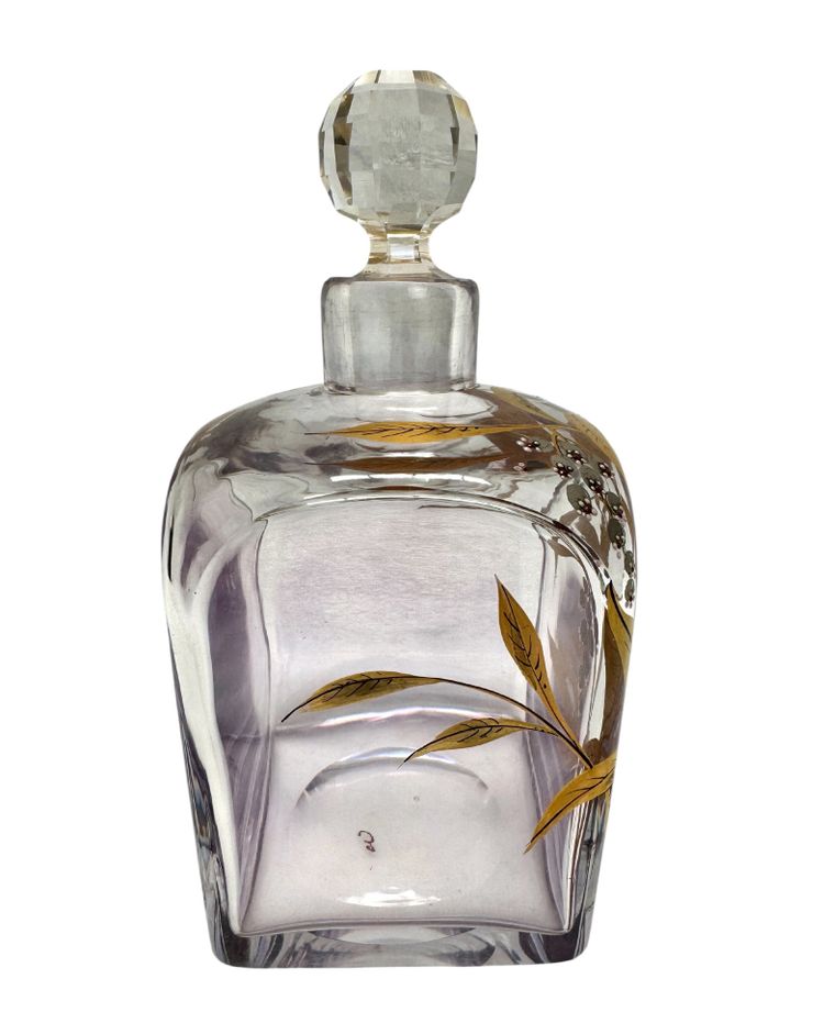 Service à liqueur à décor des muguets, vers 1900