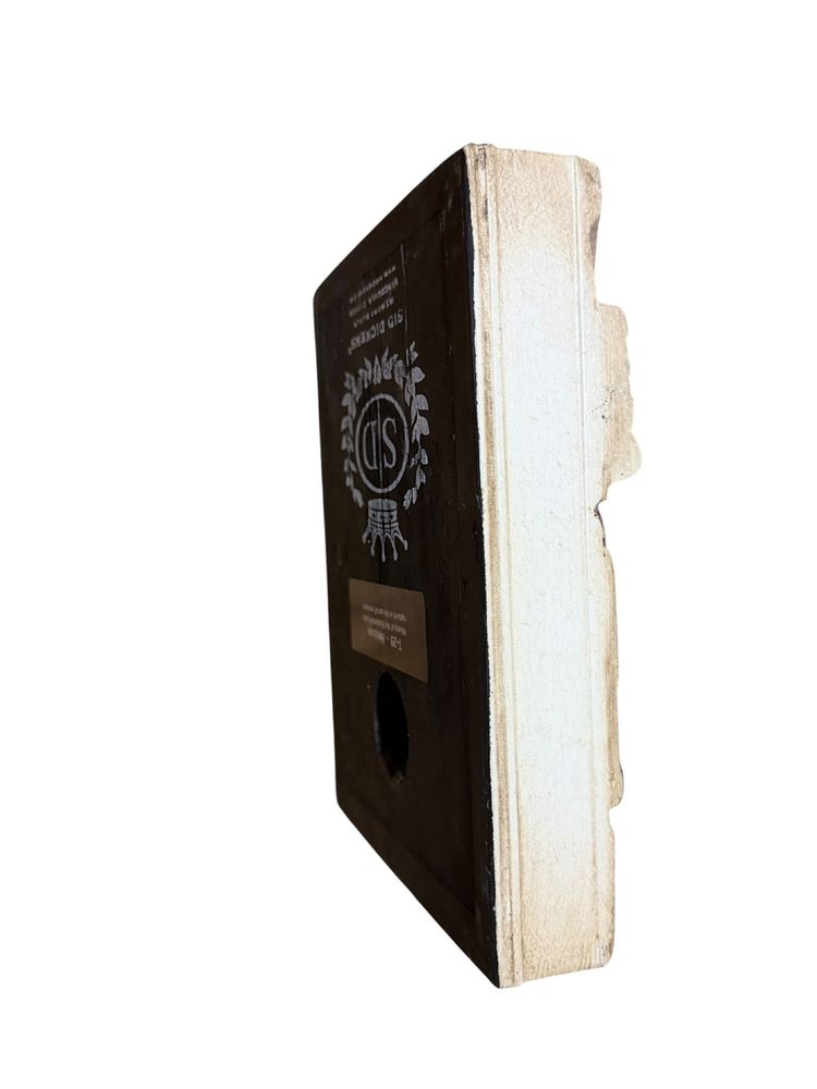 Sid Dickens – Memory Block "Harlequin" T-29 – Panneau décoratif sculpté – Art mural contemporain