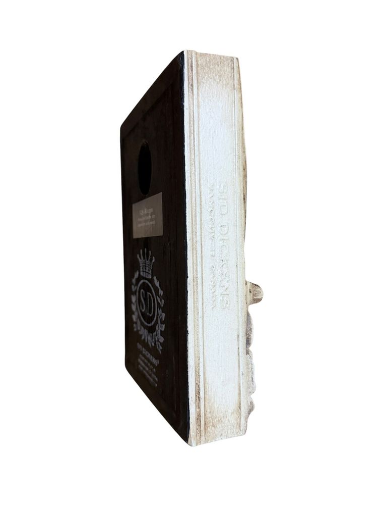 Sid Dickens – Memory Block "Harlequin" T-29 – Panneau décoratif sculpté – Art mural contemporain