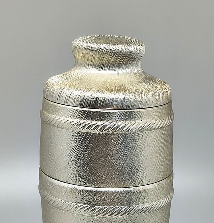 Shaker da cocktail italiano in stile Mid-Century Modern degli anni '60 di Giovanni Alessi (FAO)