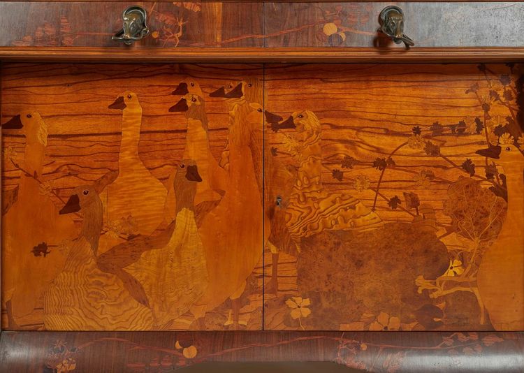 Louis Majorelle, Buffet aux Oies, Mobilier Art Nouveau