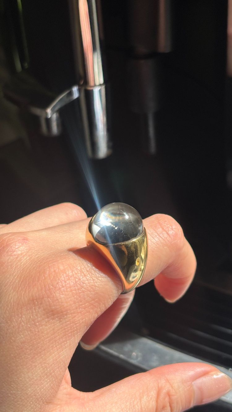 Anello MAUBOUSSIN in oro, diamanti e cristalli