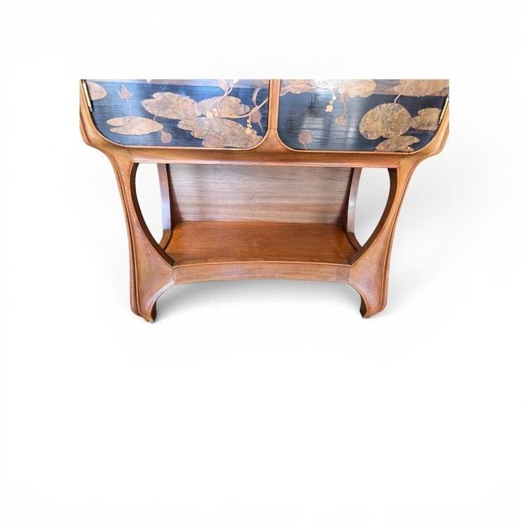 Louis Majorelle Seltener Jugendstil-Servierwagen „Marais Fleuri Aux Libellules“