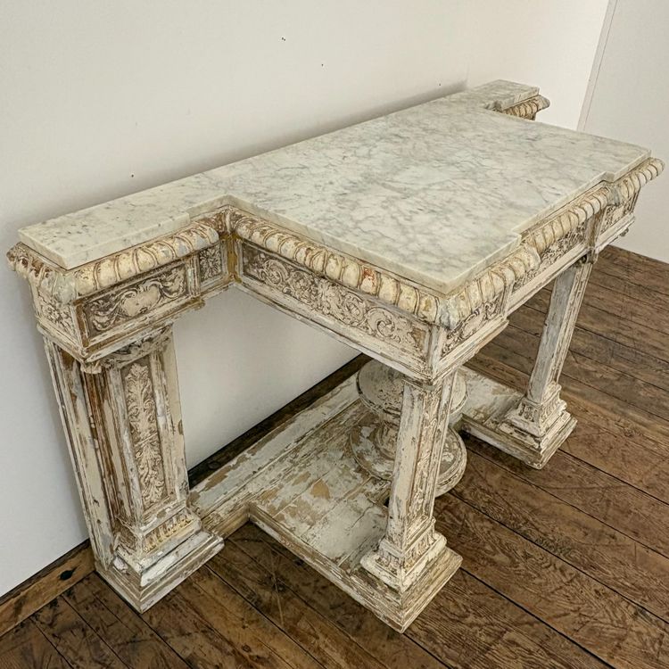 Grande console XIXe de style Antique