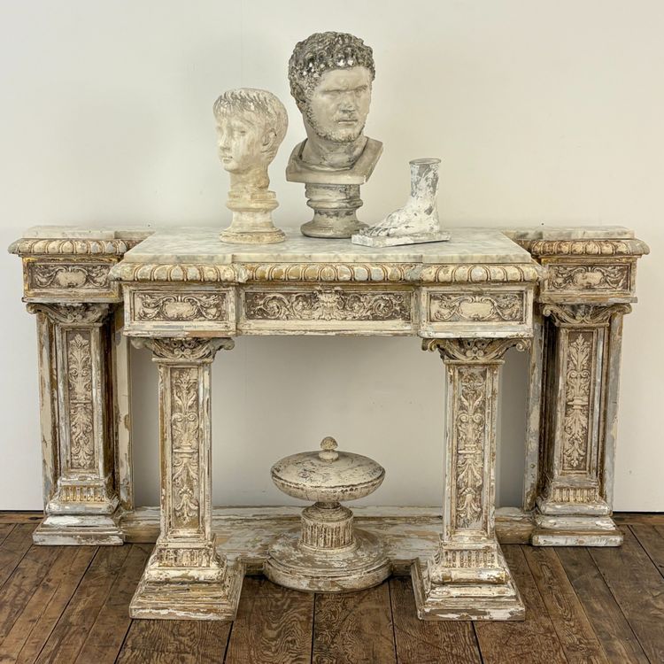 Grande console XIXe de style Antique
