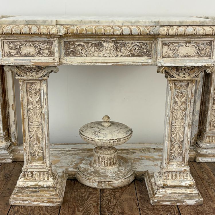 Grande console XIXe de style Antique