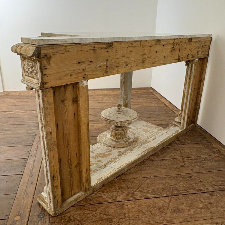 Grande console XIXe de style Antique