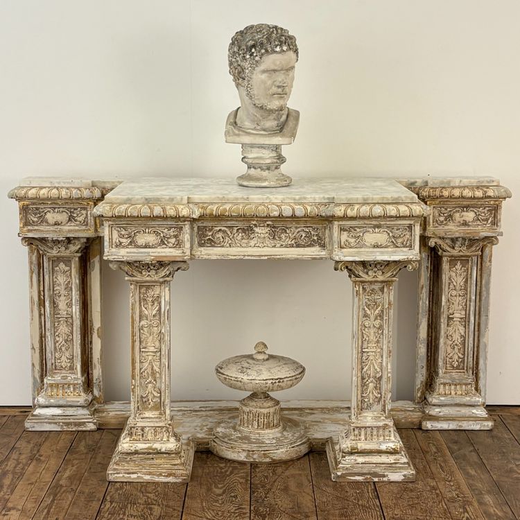 Grande console XIXe de style Antique