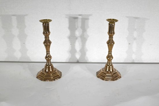 Coppia di torce in bronzo - Fine XIX secolo