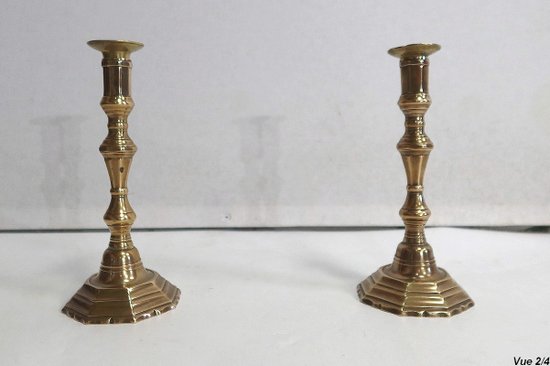 Coppia di torce in bronzo - Fine XIX secolo