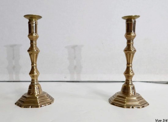 Coppia di torce in bronzo - Fine XIX secolo
